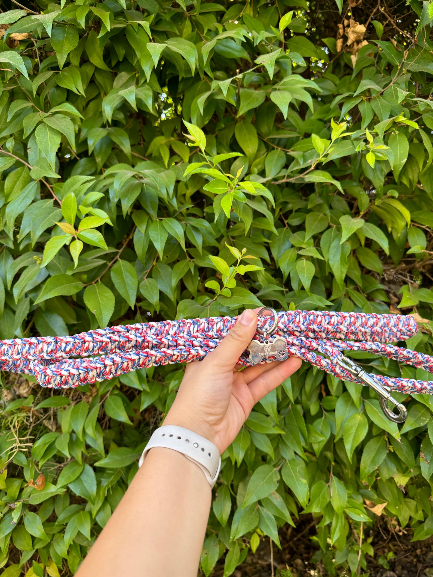 America red,white,and blue, 6ft leash